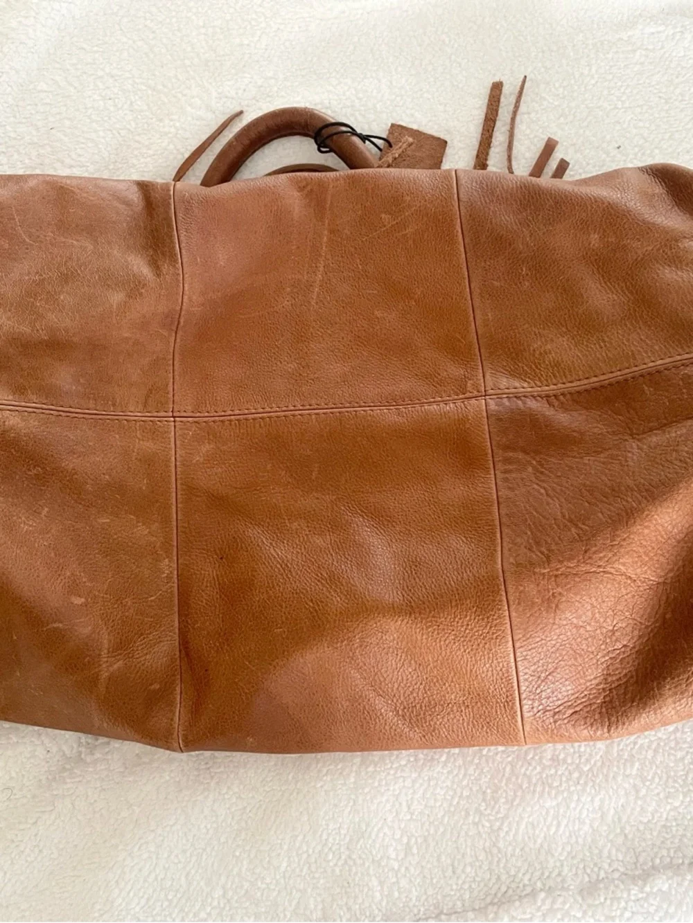 Urban Outfitters Ecote XL Brown Leather Shoulder/Tote Bag - Picture 10 of 14